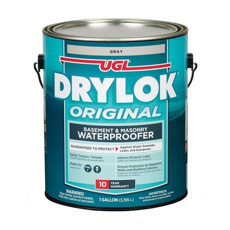 DRYLOK Flat Gray Latex Masonry Waterproof Sealer 1 gal 27613